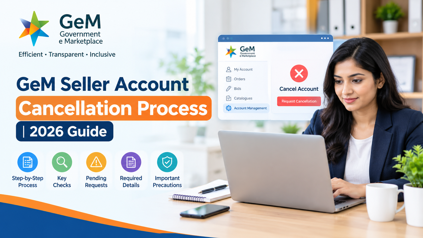 GeM Seller Account Cancellation Process | 2026 Guide